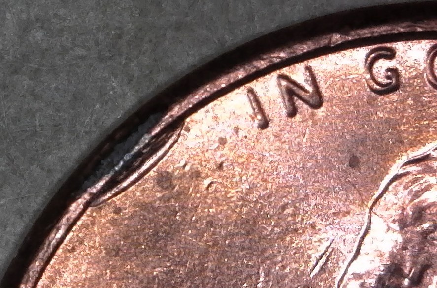 2022-P-Lincoln-Shield-Cent-Struck-Through-Rim-Burr
